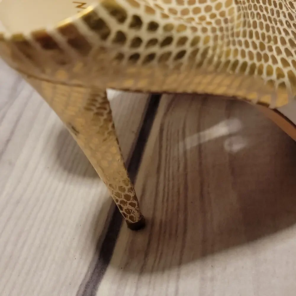 AERIN 4” stiletto  heel sandals, size 10